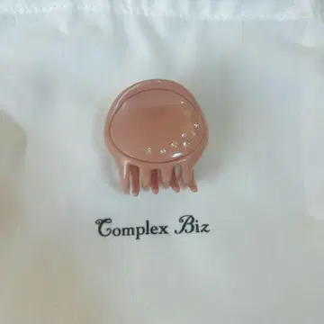 컴플렉스 비즈 드롭 클립 핑크 복조리 포함