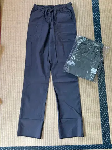 Dickies SCRUB & PANTS 그레이 & 세이지 그린 S 사이즈