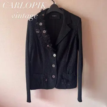 CARLOPIK 카라 부착 가디건