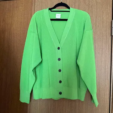Spick & Span 그린 V넥 가디건