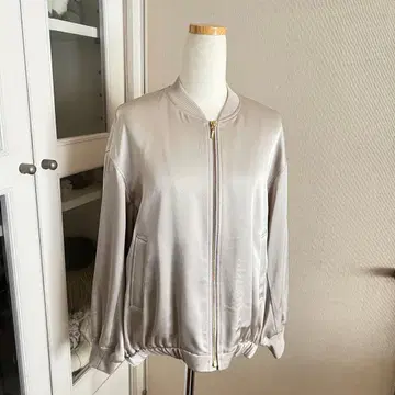 23구 워셔블 드레이프 새틴 블루종 30 베이지