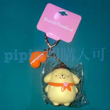 푸딩 PVC 마스코트 원 포인트 하트 퓨로 키링