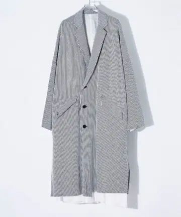 sulvam(설밤) 시어서커 오버 코트