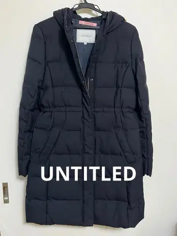 untitled A라인 다운 코트