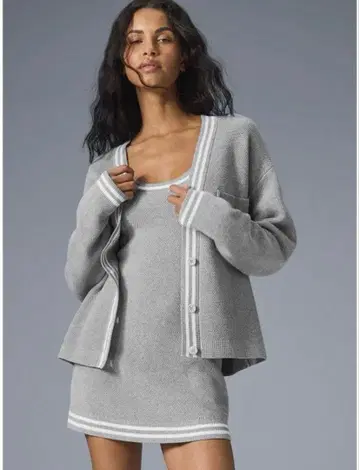 alo 테니스 클럽 스웨터 니트 가디건 XS