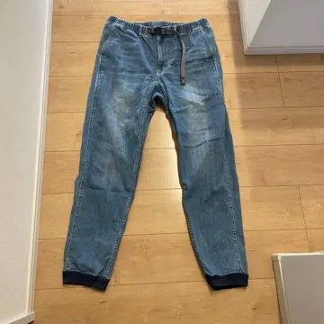 새상품급 그라미치 오슈만즈 NN 내로우 리브 데님 팬츠 블루