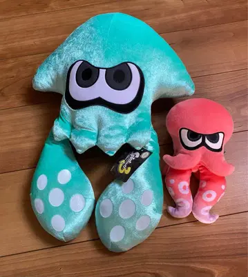 스프라툰 문어와 오징어 봉제 인형 세트