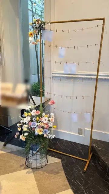 구리 스탠드 결혼식 레터 보드 사진 스탠드