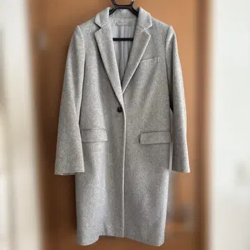 [컨디션 최상] theory luxe 띠어리 럭스 그레이 체스터 코트