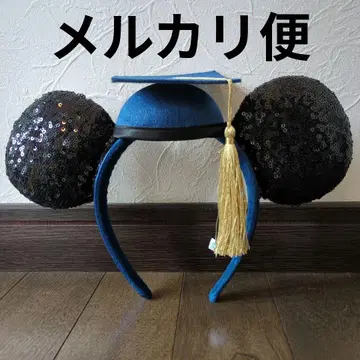 디즈니 리조트 머리띠 졸업 박사 모자 박사모 미키 대학