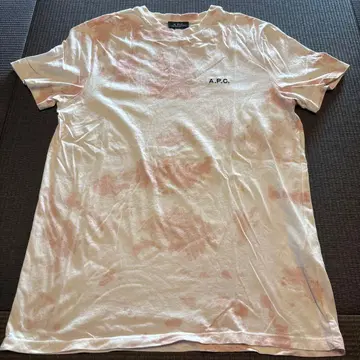 A.P.C. 화이트 타이다이 티셔츠