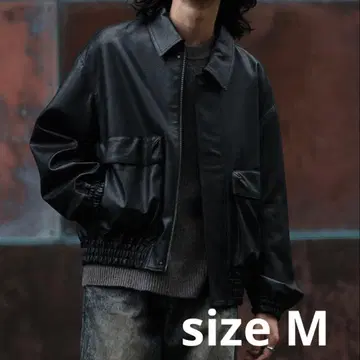 WYM LIDONM 가죽 자켓 블랙 M