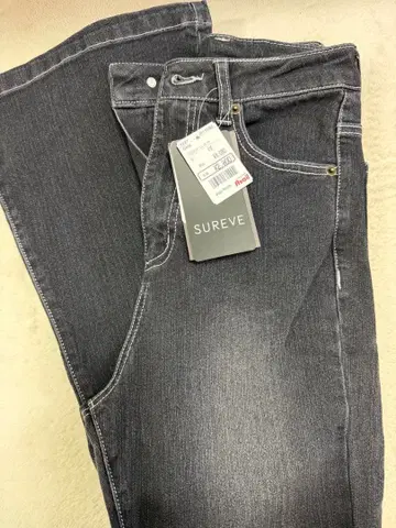 아베일 shoko x SUREVE 콜라보 플레어 데님