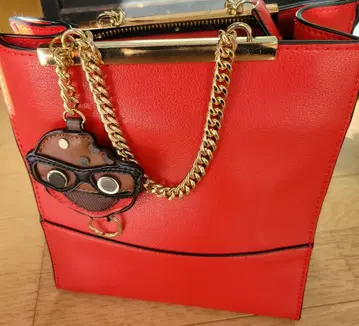 ZARA 빨간색 합성 피혁 백