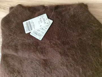 Plage [플라주] Fur Off Neck 니트 새상품 브라운