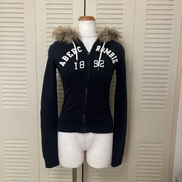 아바클로 빈티지 레어 해외 걸 y2k 퍼 후드티 90s