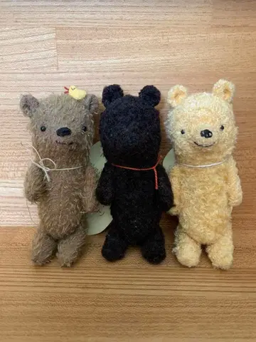 곰 3색 세트 Lucky Peanuts 님 테디베어 일본 국내 작가