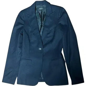 A.P.C 블랙 테일러드 자켓 린넨