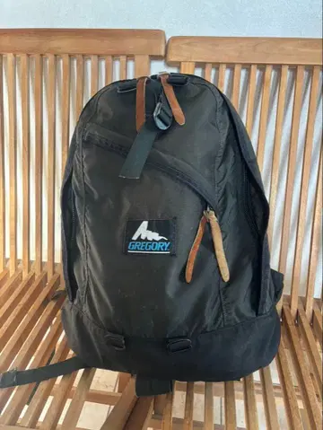 GREGORY 빈티지 데이팩 구형 택 (파랑 택) 블랙 백팩