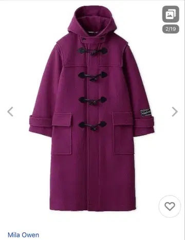 더플 롱 코트 미라 오웬