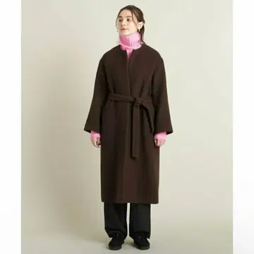 BEAUTY&YOUTH MANTECO 노카라 롱 코트 M