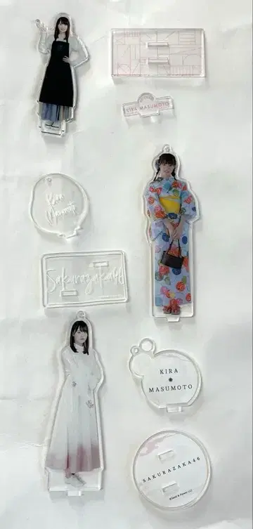 사쿠라자카46 마스모토 키라 아크릴 스탠드 3개 세트