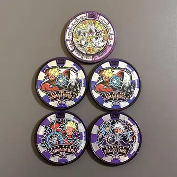 요괴 메달 보라색 엔마 5장 세트