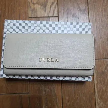 FURLA 베이지 가죽 키케이스
