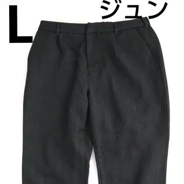준 JUN [ L ] 블랙 계열 허리밴딩 슬랙스 A19