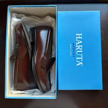 HARUTA 브라운 로퍼 일본제