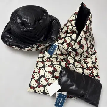 헬로키티 방한 모자와 머플러 세트 키티러 필견 Hallmark 산리오