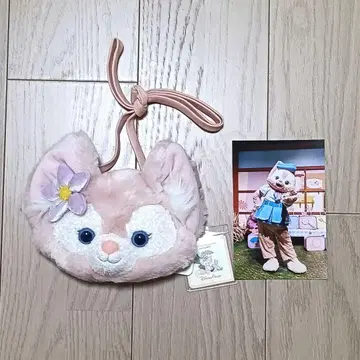 새상품 홍콩 디즈니 리나벨 봉제 인형 패스케이스 교통카드 지갑