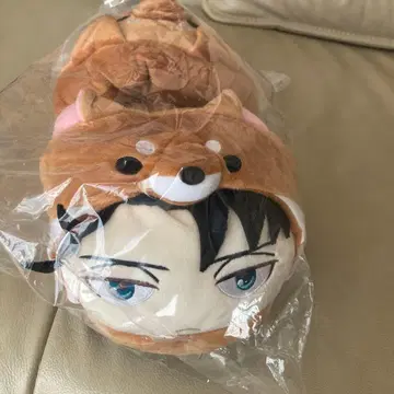 진격의 거인 리바이 아니마루코 아니마루! 봉제 인형 슬리퍼