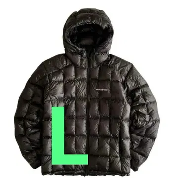 몽벨 US 플라즈마1000 알파인 다운 파카 L 사이즈 블랙