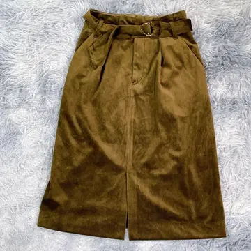 mysty woman [ M ] 코듀로이 스커트 약간 두꺼운 원단 여성용