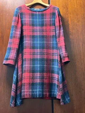 45rpm 체크 원피스