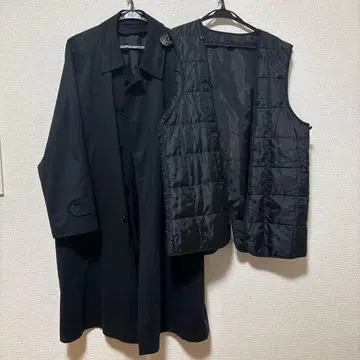 블랙 스텐카라 코트