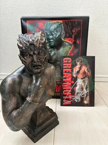 그레이트 무타 흉상 친필 사인 카드 포함