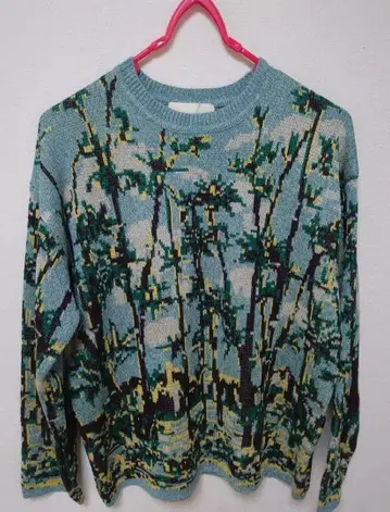 GU beautiful people 사이즈 XL 총무늬 니트 스웨터