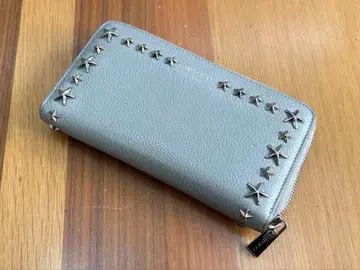 Jimmy Choo 그레이 장지갑 스타 스터드