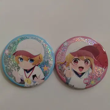 최애의 아이 홀로그램 빅 캔뱃지 어린이날 아쿠아 루비 2세트