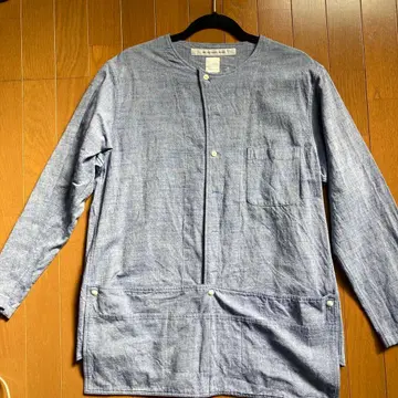 EEL 버튼 포함 긴팔 셔츠 남성용