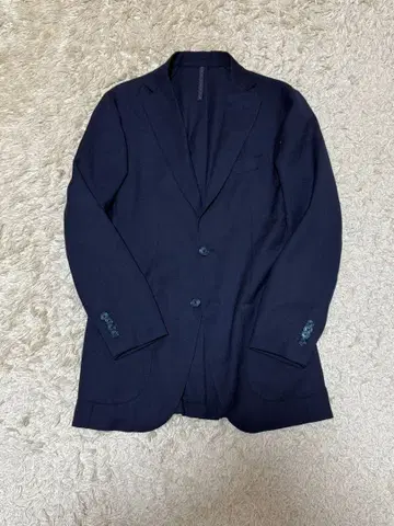 SANTANIELLO 산타니엘로 44 네이비 테일러드 자켓