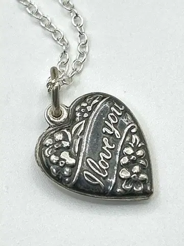빈티지 스위트하트 목걸이 남성/여성 I love you
