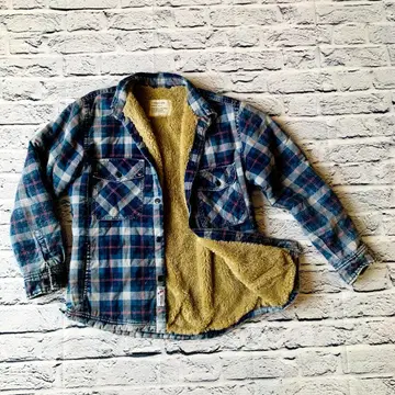 BAYFLOW 체크 보아 셔츠 레트로 S 사이즈 빈티지