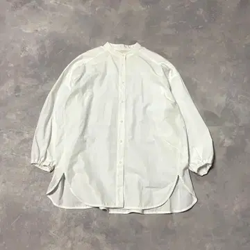 yori 백 개더 롱 셔츠 블라우스 오버 사이즈