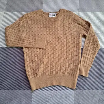 알파카 카멜 L 사이즈 니트 스웨터