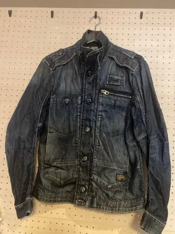 지스타 로우 데님 라이더 자켓 M 사이즈