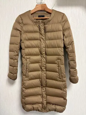 에스트네이션 비스 롱 다운 자켓 베이지