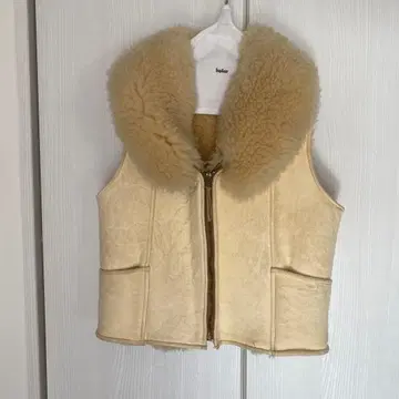 레어 구제 의류 무스탕 집업 베스트